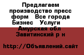 Предлагаем производство пресс-форм - Все города Бизнес » Услуги   . Амурская обл.,Завитинский р-н